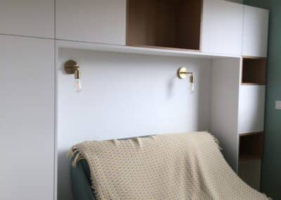 Agencement de placards et rangements dans une maison à Crolles en isère