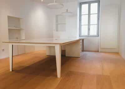 Création d’un bureau sur mesure pour un espace de coworking à Chambéry en Savoie